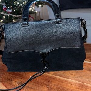 Rebecca Minkoff Keith satchel/purse
Black suede and leather